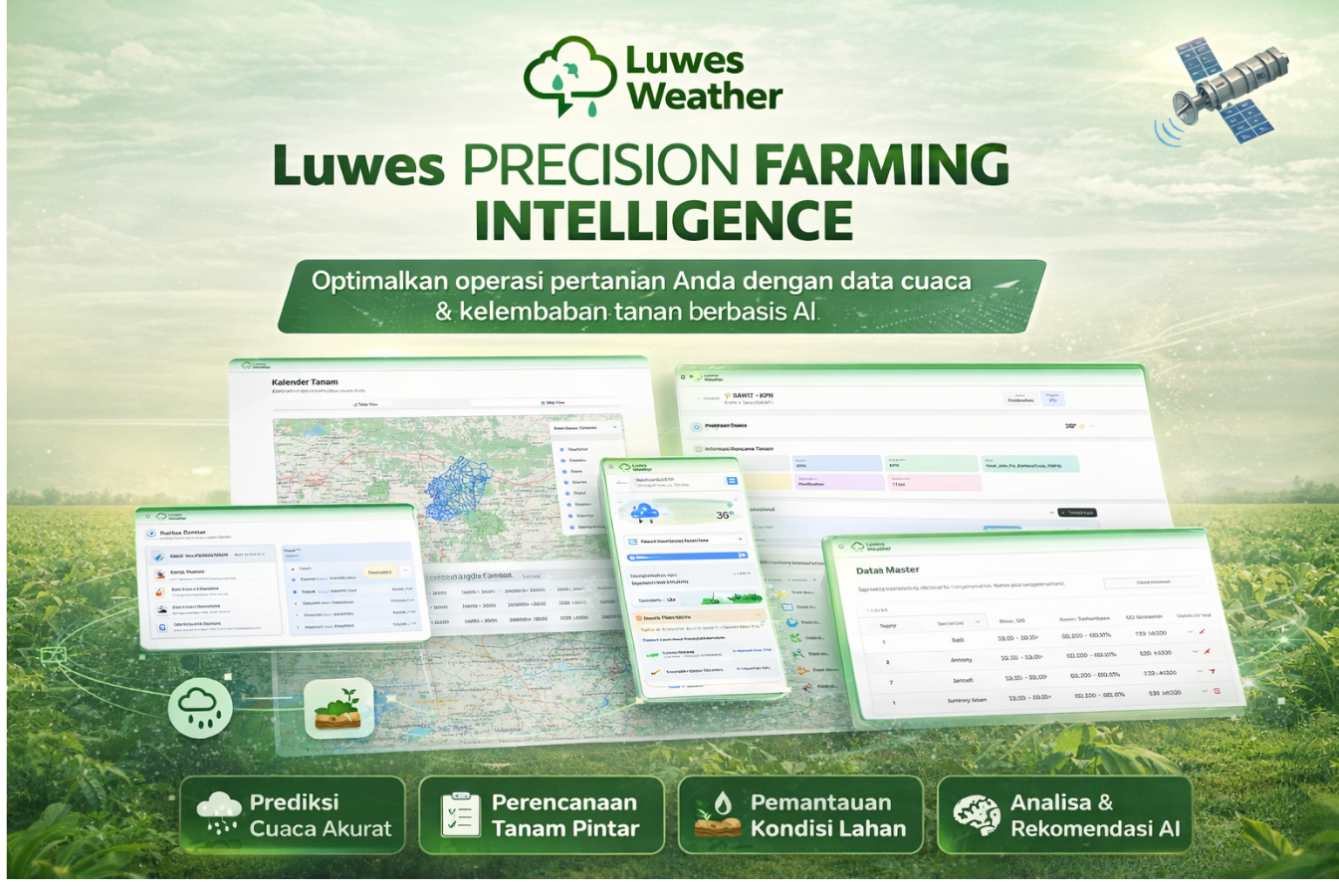 Dashboard Intelijen Pertanian Presisi Luwes