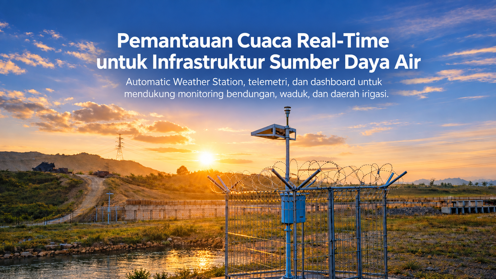Dari Hujan hingga Angin: Peran Automatic Weather Station di Infrastruktur Sumber Daya Air