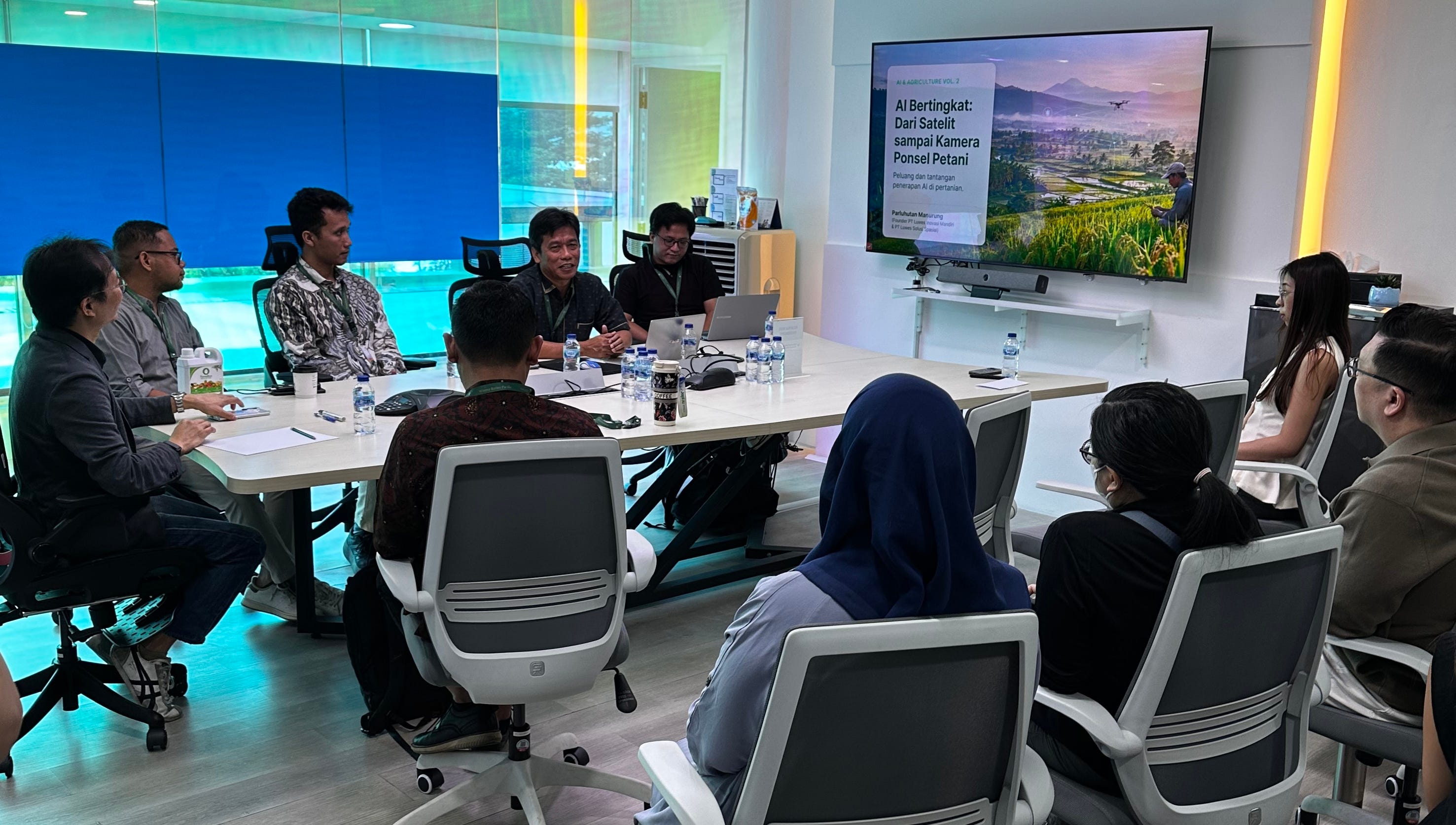Luwes Paparkan Pemanfaatan AI Pertanian, dari Satelit hingga Kamera Ponsel Petani