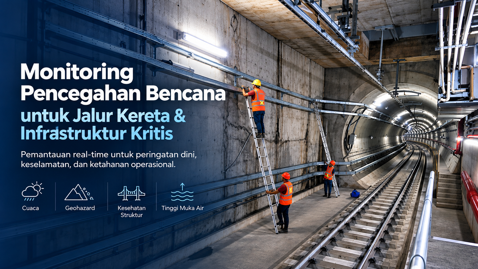 Disaster Prevention Monitoring untuk Jalur Kereta dan Infrastruktur Kritis