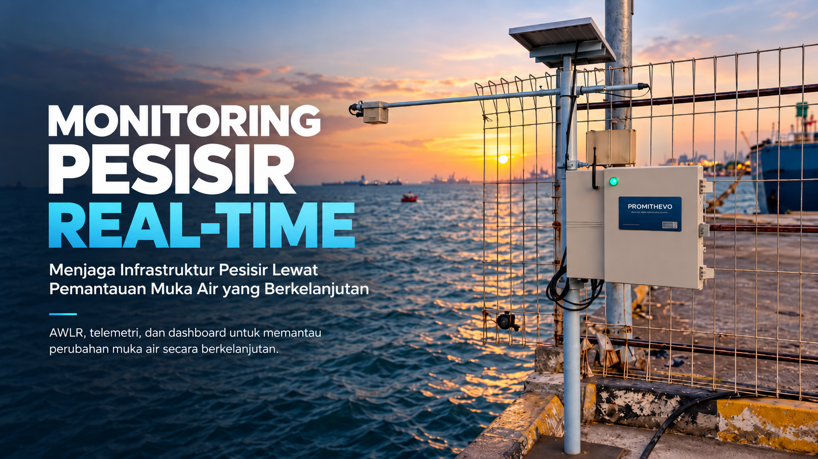 Dari Pasang Surut ke Data: Monitoring Real-Time untuk Infrastruktur Pesisir