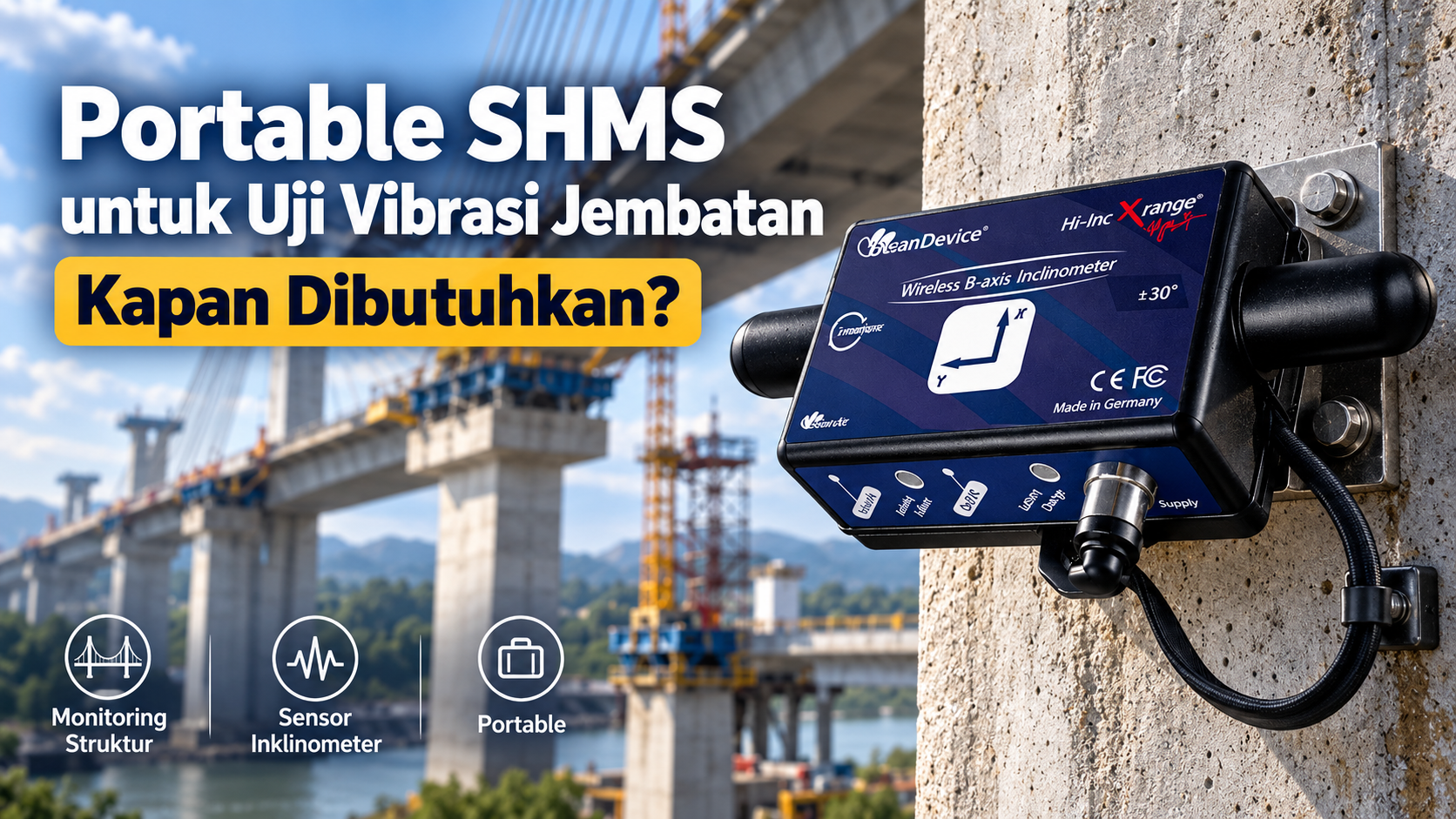 Portable SHMS untuk Uji Vibrasi Jembatan: Kapan Dibutuhkan?