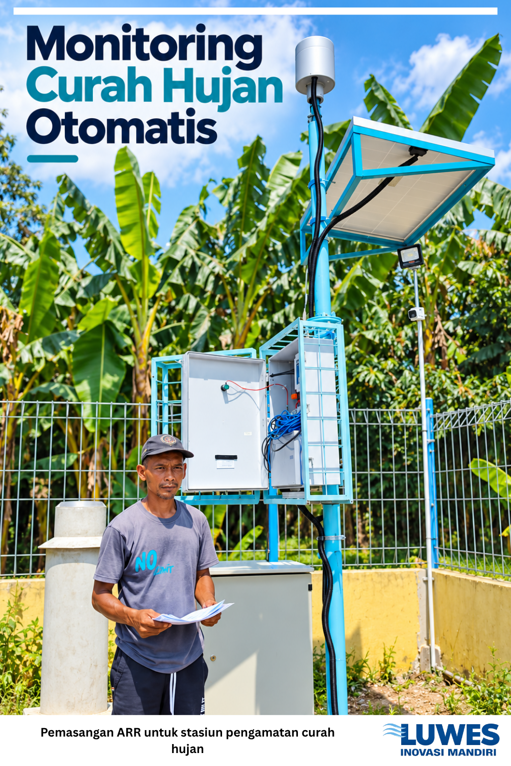 Automatic Rainfall Recorder (ARR): Membaca Hujan Secara Otomatis untuk Mendukung Pengelolaan Sumber Daya Air