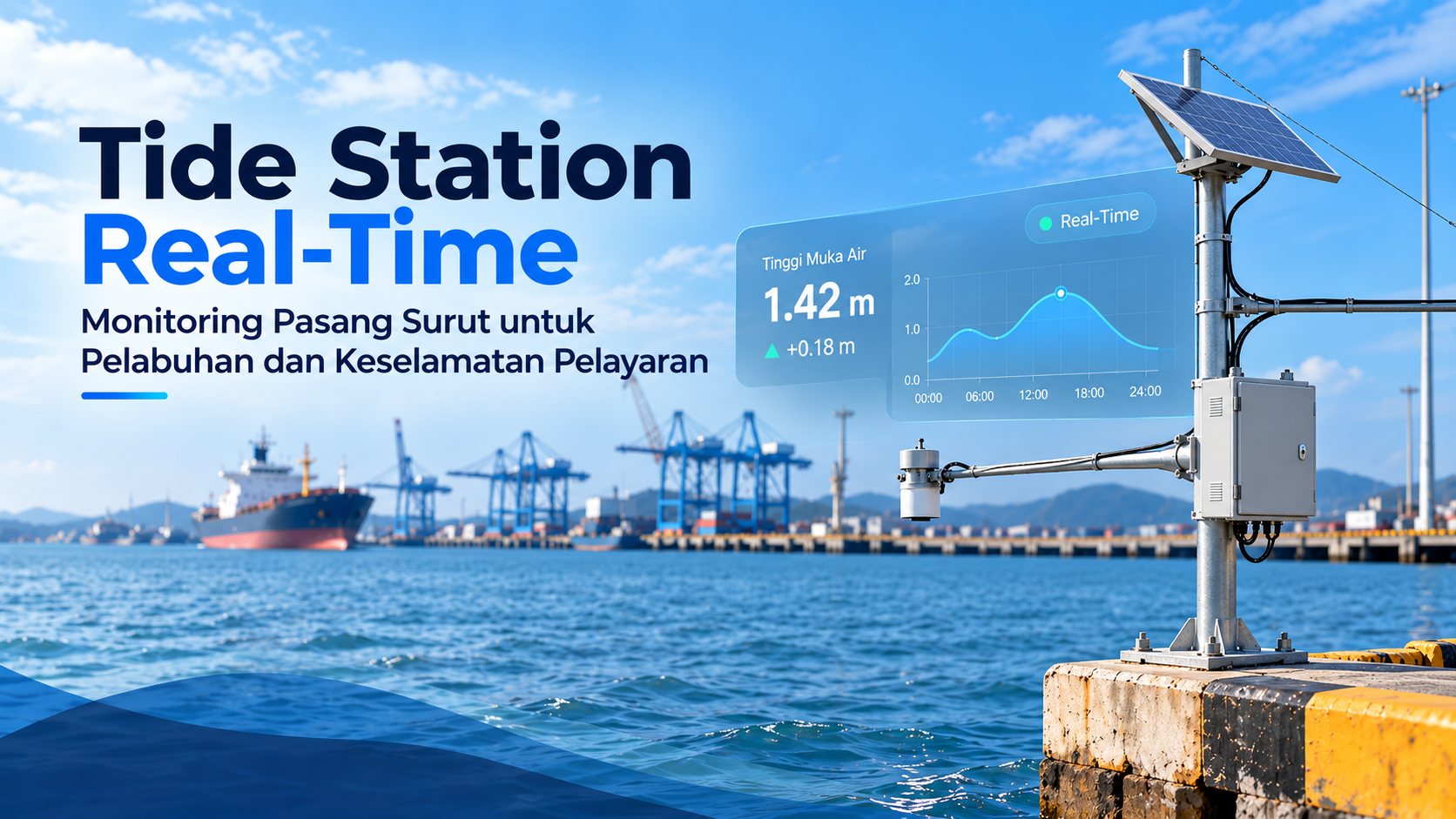 Tide Station Real-Time: Monitoring Pasang Surut untuk Pelabuhan dan Keselamatan Pelayaran