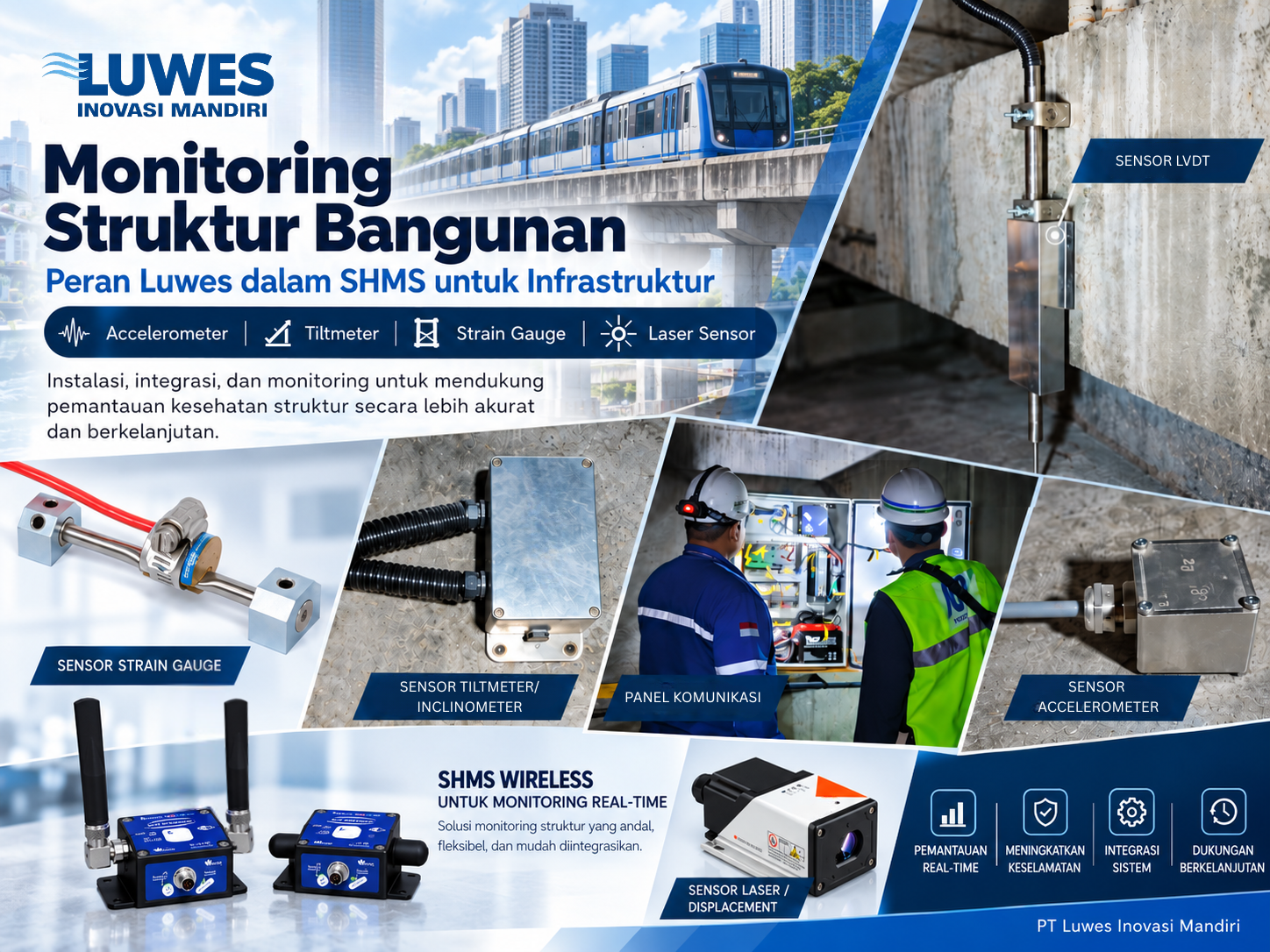 Struktur Tidak Pernah Benar-Benar Diam, Sensor Membaca Perubahannya